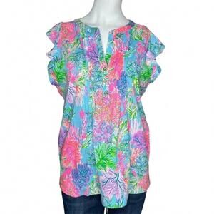 NWOT Lilly Pulitzer Golda‎ Top - MSRP $78 - Size XS